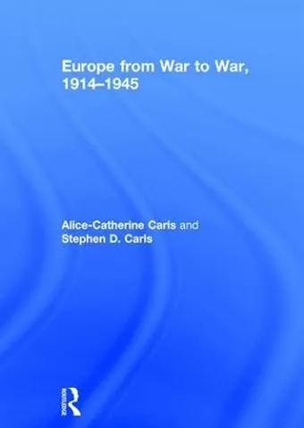 Europe from War to War, 1914-1945 cover