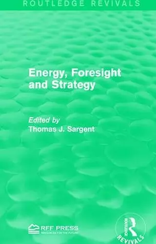 Energy, Foresight and Strategy cover