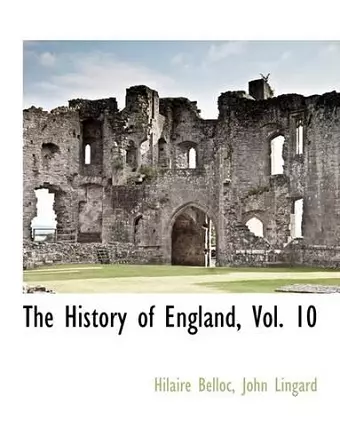 The History of England, Vol. 10 cover