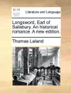 Longsword, Earl of Salisbury. an Historical Romance. a New Edition. cover