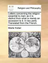 Letters Concerning the Religion Essential to Man cover