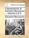 Il Decamerone Di Giovanni Boccaccio ... Volume 2 of 3 cover