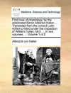 First Lines of Physiology, by the Celebrated Baron Albertus Haller, ... Translated from the Correct Latin Edition Printed Under the Inspection of William Cullen, M.D. ... in Two Volumes. ... Volume 1 of 2 cover