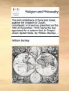 The Evil Confedracy of Syria and Israel, Against the Kingdom of Judah, Considered; In a Sermon Preached on the 18th of December, 1745; Being the Day Appointed for a Solemn Fast, in Crispin-Street, Spittal-Fields. by William Bentley ... cover