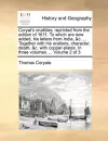 Coryat's crudities; reprinted from the edition of 1611. To which are now added, his letters from India, &c. ... Together with his orations, character, death, &c. with copper-plates. In three volumes. ... Volume 2 of 3 cover