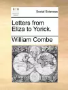 Letters from Eliza to Yorick. cover