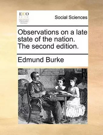 Observations on a Late State of the Nation. the Second Edition. cover