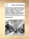 Historical Collections of the Indians in New England. of Their Several Nations, Numbers, Customs, Manners, Religion and Government, Before the English Planted There. cover