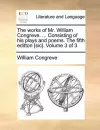 The Works of Mr. William Congreve. ... Consisting of His Plays and Poems. the Fifth Editton [Sic]. Volume 3 of 3 cover