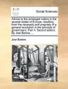 Advice to the Privileged Orders in the Several States of Europe, Resulting from the Necessity and Propriety of a General Revolution in the Principle of Government. Part II. Second Edition. by Joel Barlow, ... cover