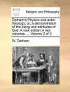 Derham's Physico and Astro Theology cover