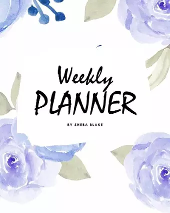 Weekly Planner - Blue Interior (8x10 Softcover Log Book / Tracker / Planner) cover