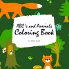 ABC's and Animals Coloring Book for Children (8.5x8.5 Coloring Book / Activity Book) cover