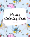 Horses Coloring Book for Children (8x10 Coloring Book / Activity Book) cover