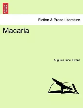 Macaria. Vol. II cover