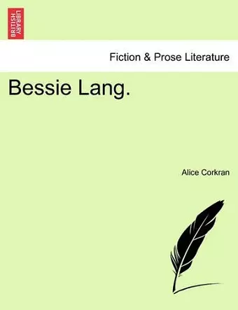 Bessie Lang. cover