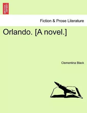 Orlando. [A Novel.] cover