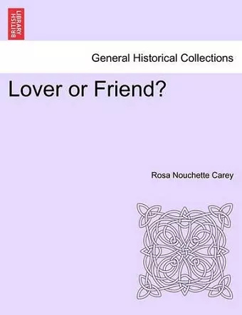 Lover or Friend? cover