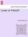 Lover or Friend?. cover