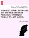 Primitive Culture cover