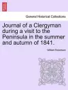 Journal of a Clergyman During a Visit to the Peninsula in the Summer and Autumn of 1841. cover