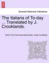 The Italians of To-Day ... Translated by J. Crooklands. cover