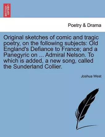 Original Sketches of Comic and Tragic Poetry, on the Following Subjects cover