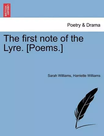 The First Note of the Lyre. [Poems.] cover