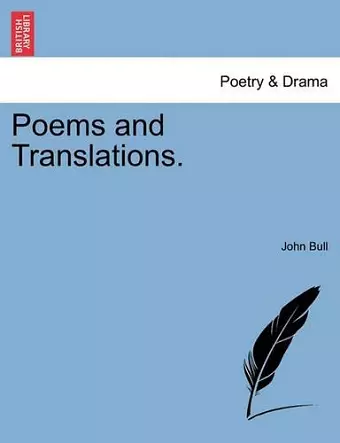 Poems and Translations. cover