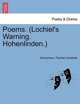 Poems. (Lochiel's Warning. Hohenlinden.) cover