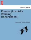 Poems. (Lochiel's Warning. Hohenlinden.) cover