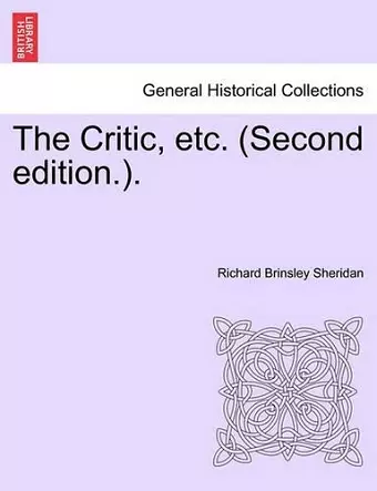 The Critic, Etc. (Second Edition.). cover