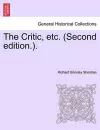 The Critic, Etc. (Second Edition.). cover