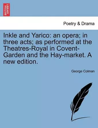 Inkle and Yarico cover