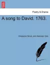 A Song to David. 1763. cover