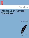 Poems Upon Several Occasions. cover