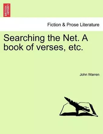 Searching the Net. a Book of Verses, Etc. cover