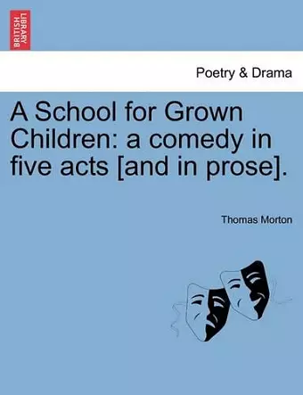 A School for Grown Children cover