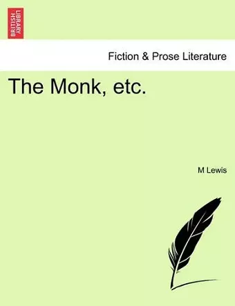 The Monk, Etc. cover