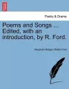 Poems and Songs ... Edited, with an Introduction, by R. Ford. cover