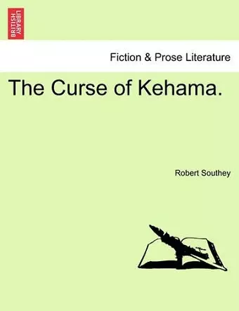 The Curse of Kehama. cover