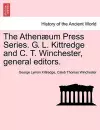 The Athen Um Press Series. G. L. Kittredge and C. T. Winchester, General Editors. cover