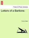 Letters of a Baritone. cover