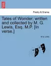 Tales of Wonder; Written and Collected by M. G. Lewis, Esq. M.P. [In Verse.] cover