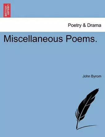 Miscellaneous Poems. cover