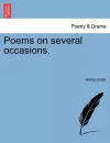 Poems on Several Occasions. cover