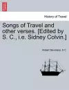 Songs of Travel and Other Verses. [Edited by S. C., i.e. Sidney Colvin.] cover