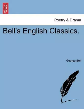 Bell's English Classics. cover