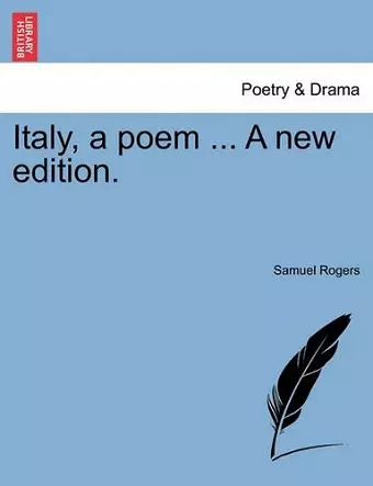 Italy, a Poem ... a New Edition. cover