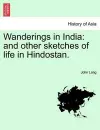 Wanderings in India cover